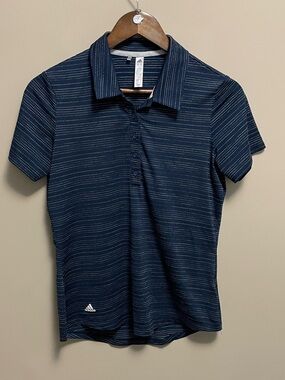 Adidas Microdot Short Sleeve Polo Golf Shirt Women’s Small